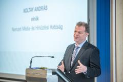 Koltay András, az NMHH elnöke