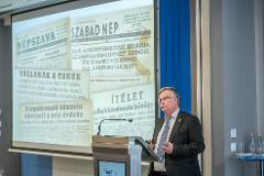 Horváth Attila alkotmánybíró, a Nemzeti Közszolgálati Egyetem Magyar Állam- és Jogtörténeti Tanszékének vezetője