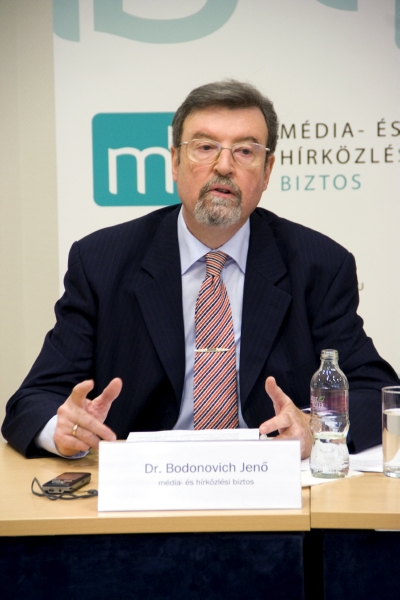 Bodonovich Jenő média- és hírközlési biztos