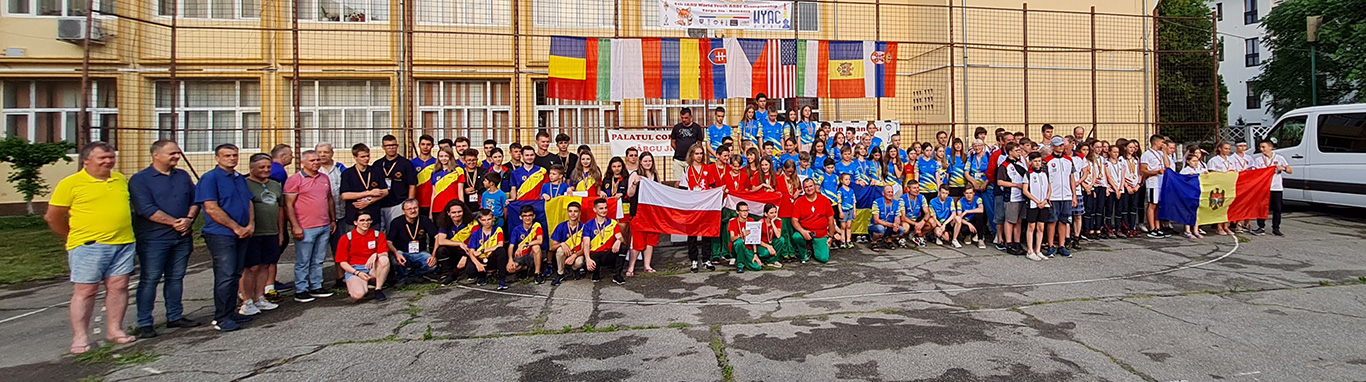 The Hungarian team of The World Amateur Radio Direction Finding Youth Championship